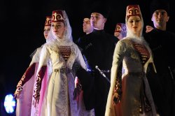 Три государственных ансамбля Кавказа на одной сцене