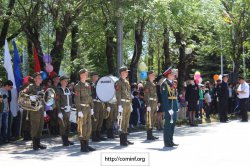 Военный парад в Цхинвале. Фото. часть I 