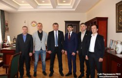 Анатолий Бибилов встретился с делегацией Государственного комитета по молодежной политике Республики Абхазия