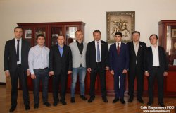 Анатолий Бибилов встретился с делегацией Государственного комитета по молодежной политике Республики Абхазия
