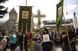 Вербное воскресенье в Южной Осетии