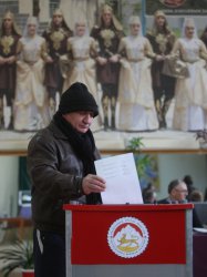 Голосование на выборах президента 25 марта