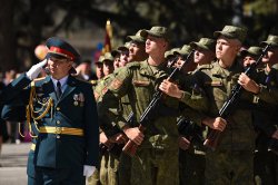 Военный парад, приуроченный к Дню республики