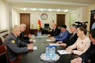 Встреча с абхазской делегацией