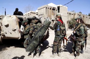 Сирийская армия начала наступление в пригороде Дамаска