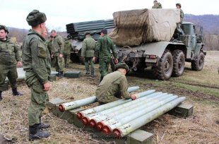 Состоялся полевой выход подразделений Вооруженных Сил Южной Осетии и 4-ой российской военной базы