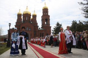 В казачьей станице Чечни открылся самый большой в республике храм