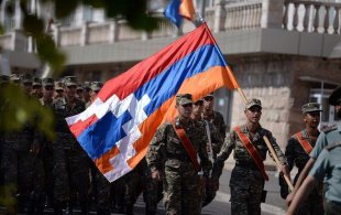 Югоосетинская делегация приняла участие в праздновании 25-летия провозглашения независимости Нагорного Карабаха