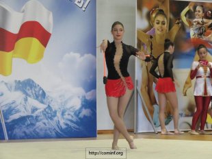 В спорткомплексе «Олимп» в Цхинвале прошли соревнования по гимнастике